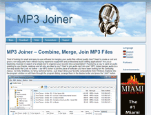 Tablet Screenshot of mp3joiner.org